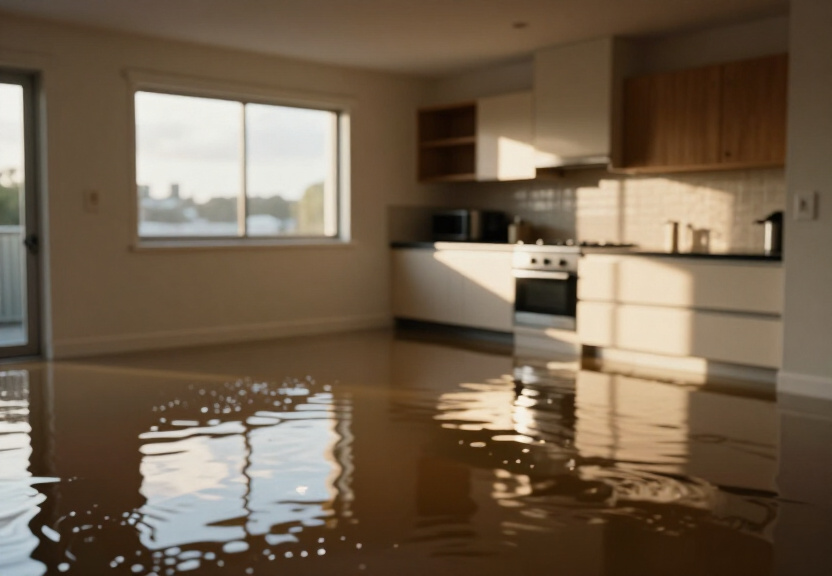 Mouldy subfloor in Tempe home before treatment